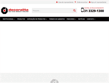 Tablet Screenshot of decoralita.com.br
